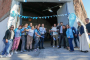 Julián Álvarez y el ministro Juan Martín Mena presentaron el Polo Productivo de Inclusión Social