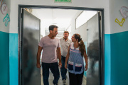 Julián Álvarez supervisó el avance de obras en distintas instituciones educativas de Lanús