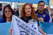 ANDUNA marchó por la democracia y los derechos humanos