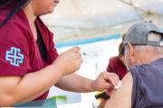 Nueva jornada del Programa "tardes de vacunación" en Monte Chingolo