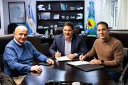Tránsito pesado: Álvarez y Marinucci firmaron un acta de compromiso para reforzar los controles