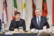 Kicillof se reunió con el embajador de la Unión Europea y representantes diplomáticos de países del bloque regional