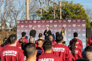 Julián Álvarez encabezó el acto de apertura de la Escuela de Policía Municipal