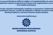 La UOM logró que se homologue la paritaria