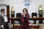 Ian Moche brindó una charla abierta sobre concientización del autismo en el HCD Lanús