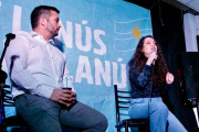 ”Para gestionar se necesita audacia y decisión”, dijo Balladares durante un encuentro con Mayra Arena