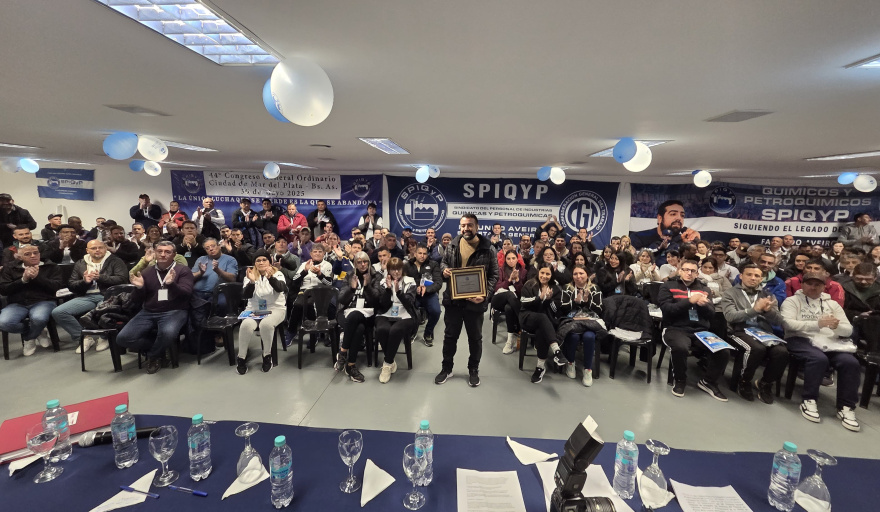 Congreso Químico y Petroquímico ratificó el compromiso con la defensa de los derechos laborales
